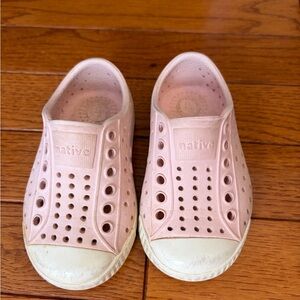 Native Shoes Kid’s Jefferson Slip on Shoe Milk Pink Toddler 5